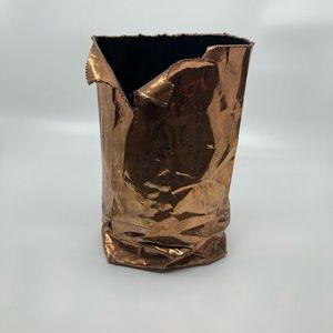 RARE California Bronze Paper Bag Sculpture